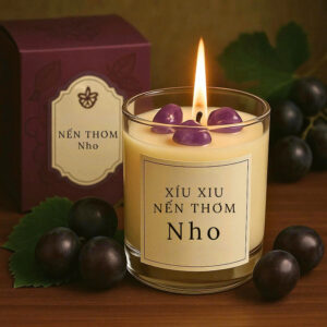 Nến hương cao cấp hương Nho 200ml